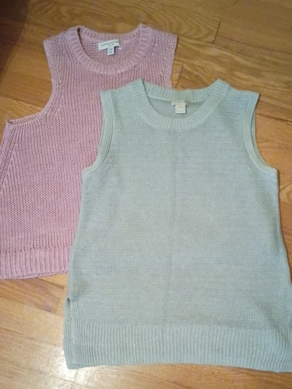 Banana Republic & J Crew 100% Linen Sweater Vests XS/S - Picture 6 of 10